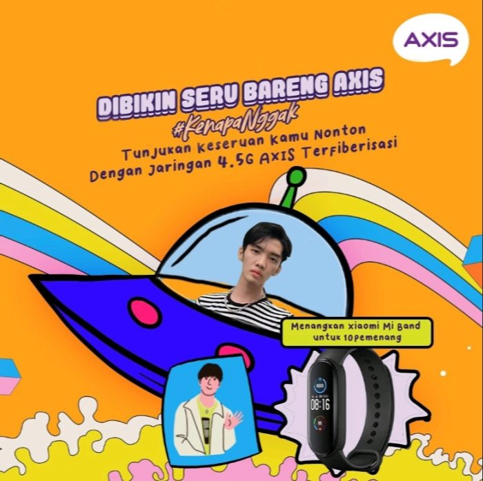 Lomba AXIS Terfiberisasi Challenge Berhadiah 10 unit Xiaomi Mi Band