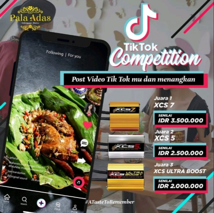 Palaadas Tiktok Competition Berhadiah Total 8 JUTA Rupiah