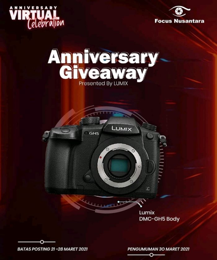 Giveaway Focus Nusantara 18th Anniversary Berhadiah Lumix DMC-GH5