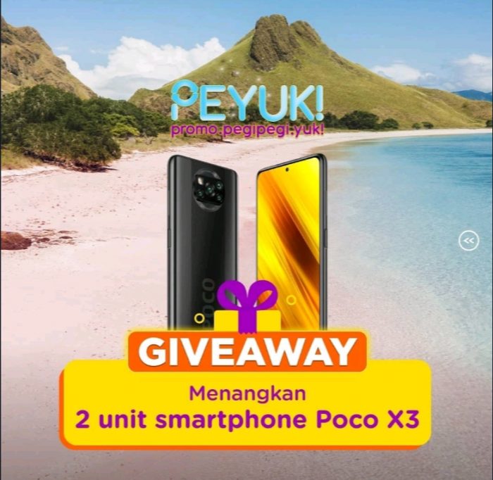 Peyuk Pegipegi Filter Challenge Berhadiah 2 Smartphone POCO X3