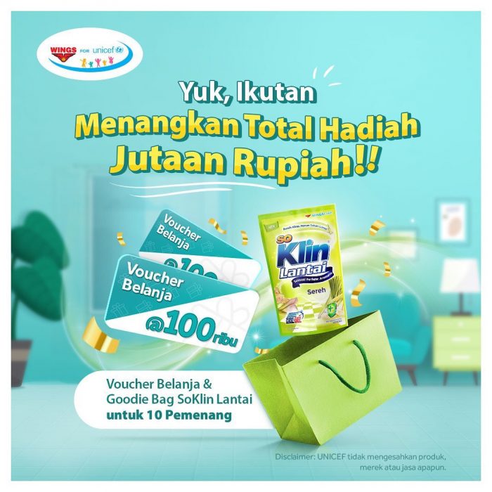 Lomba Poster SoKlin Lantai Berhadiah Voucher Total Jutaan Rupiah