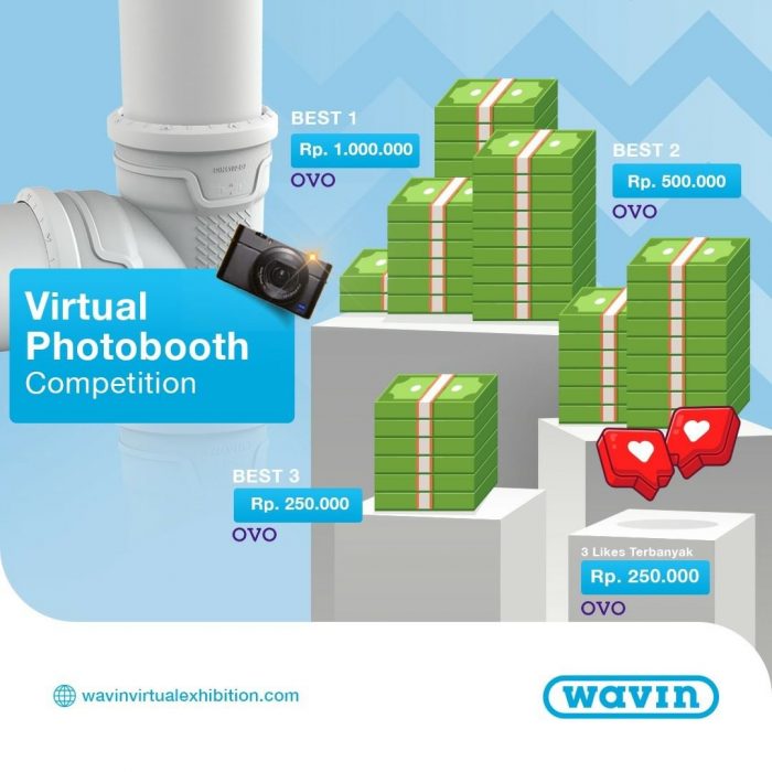 Lomba Wavin Virtual Photobooth Berhadiah Saldo OVO Jutaan Rupiah