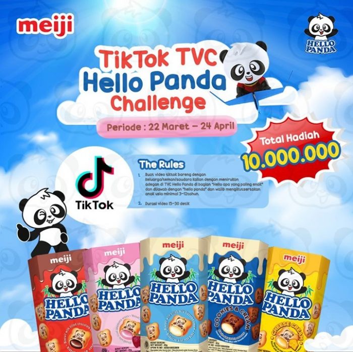 Lomba Video Tiktok TVC Hello Panda Berhadiah Total 10 JUTA