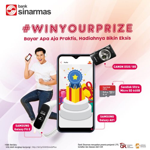 Undian Win Your Prize Berhadiah Samsung Galaxy A01, Galaxy Fit E, dll