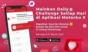 Kuis Motorku X App Berhadiah Voucher Belanja 600K untuk 12 Orang