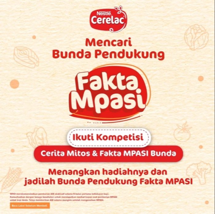 Lomba Cerita Fakta MPASI Berhadiah Voucher Ratusan RIBU