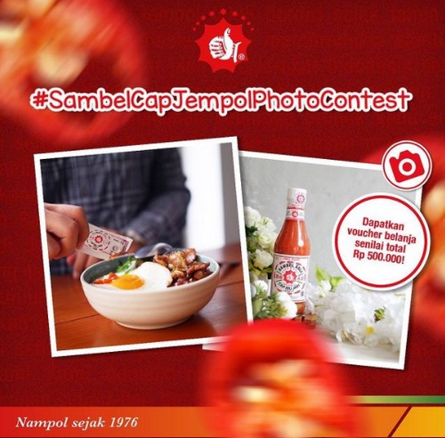 Lomba Foto Sambel Cap Jempol Berhadiah Voucher Belanja Ratusan Ribu