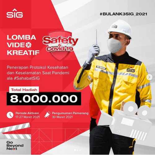 Lomba Video SIG Safety & Covid19 Berhadiah 8 Juta Rupiah