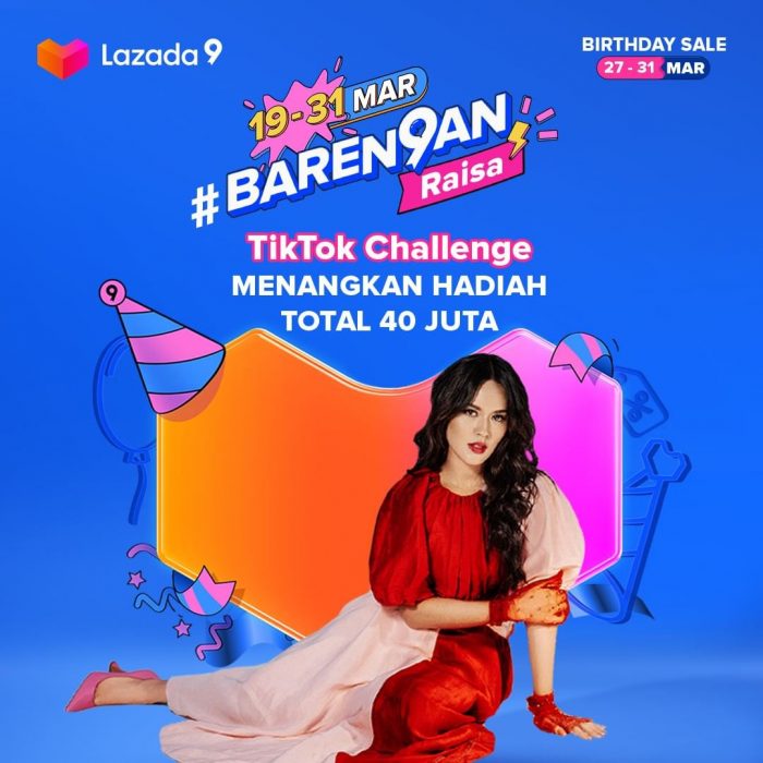 Lomba Video TikTok Lazada Baren9an Raisa Berhadiah Total 40 Juta