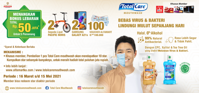 Promo TotalCare Bonus Lebaran Total 50 Juta Untuk 5 Pemenang