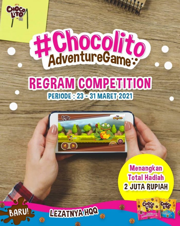 Regram Video Game Chocolito Berhadiah Pulsa Total Rp 2 JUTA