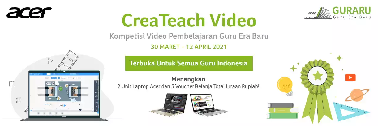 Lomba Video Acer CreaTeach Berhadiah Laptop &amp; Voucher Belanja