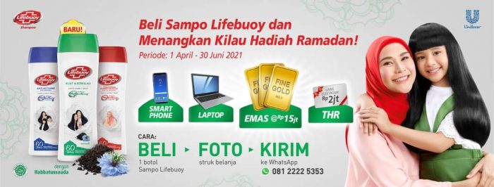 Promo Lifebuoy Kilau Hadiah Ramadan Berhadiah Emas, Laptop, dll