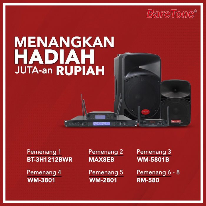 Lomba Berkarya Bersama BareTone Hadiah Produk Jutaan Rupiah