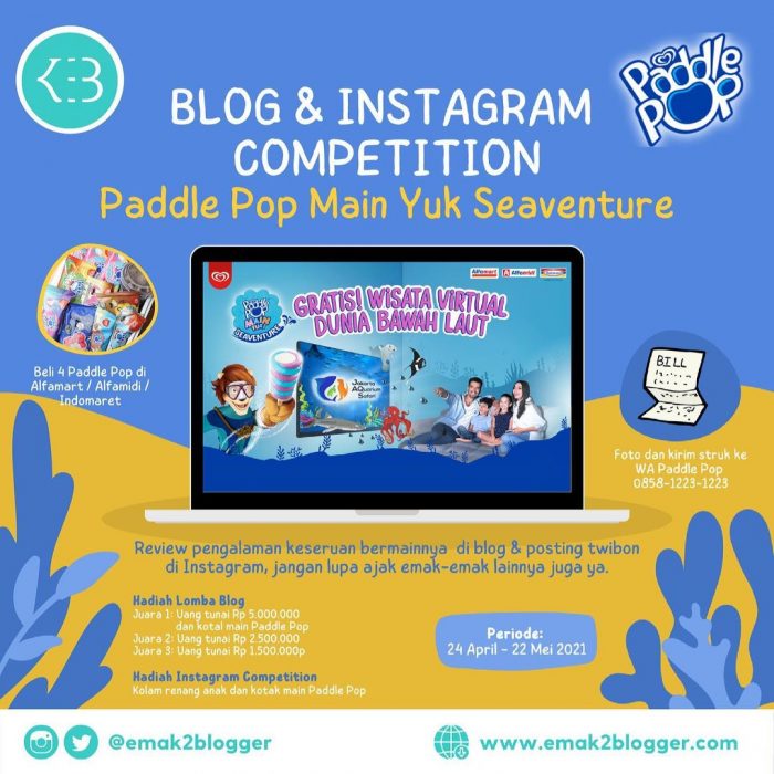 Lomba Blog & Instagram Paddle Pop Berhadiah Jutaan Rupiah