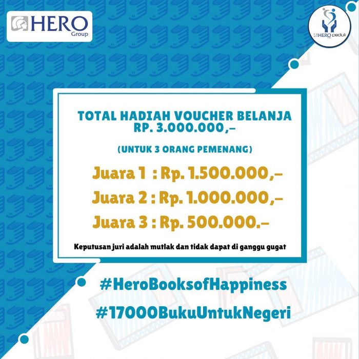 Lomba Cerita Buku Favoritmu Hadiah Voucher Jutaan Rupiah