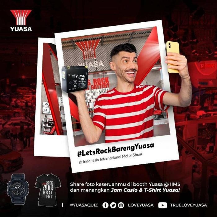 Lomba Foto Lets Rock Bareng Yuasa Hadiah Jam Casio & 40 T-Shirt