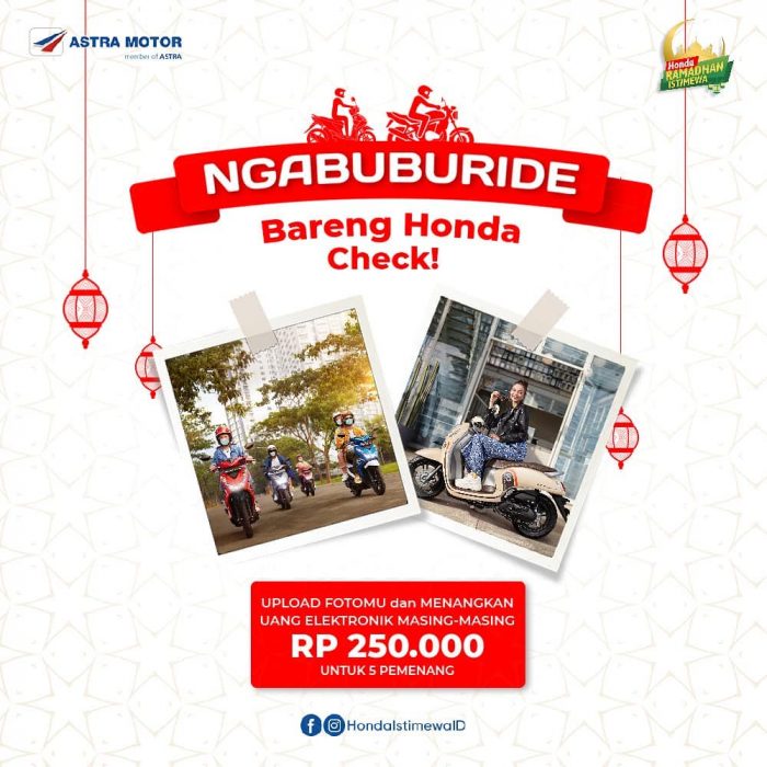 Lomba Foto Ngabuburit Bareng Honda Berhadiah Saldo Jutaan Rupiah