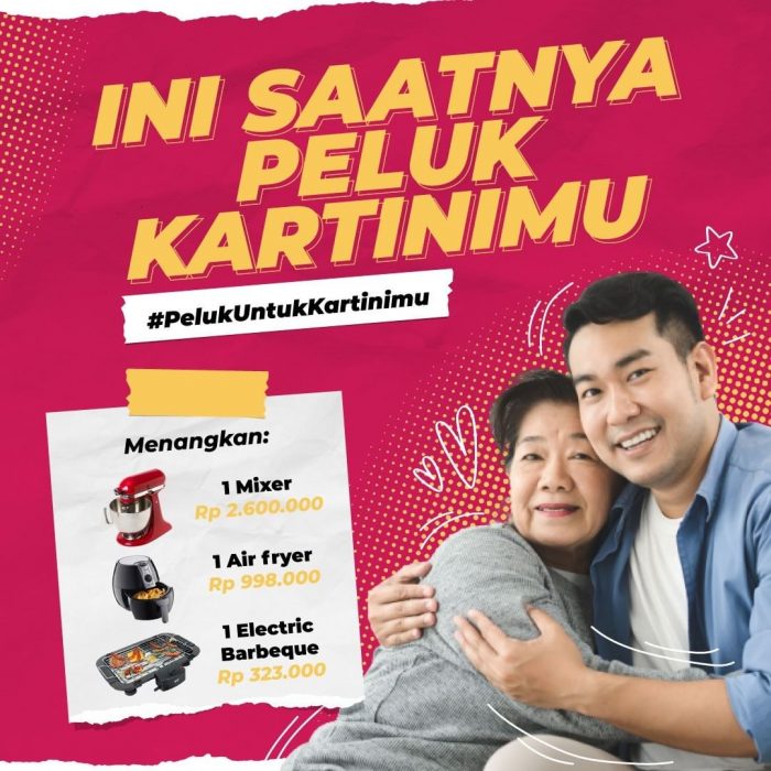 Lomba Foto Peluk Untuk Kartinimu Hadiah Mixer, Air Fryer, dll