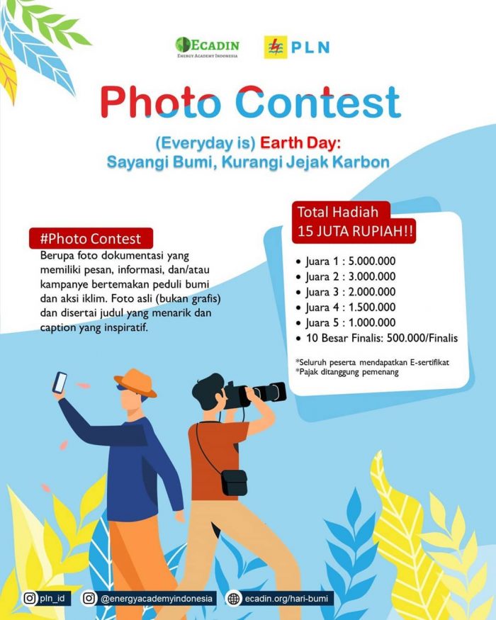 Lomba Foto Sayangi Bumi Berhadiah Total 15 JUTA Rupiah