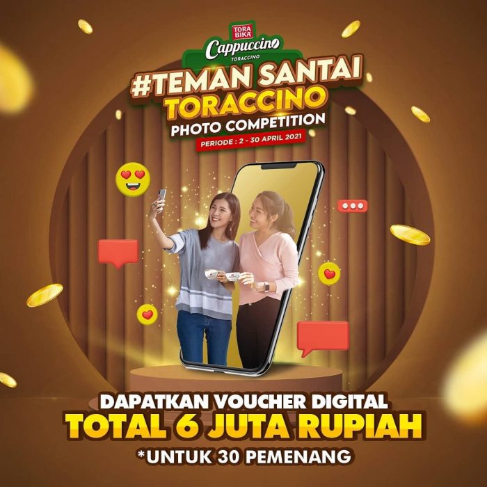 Lomba Foto Teman Santai Toraccino Hadiah Total Rp 6 JUTA