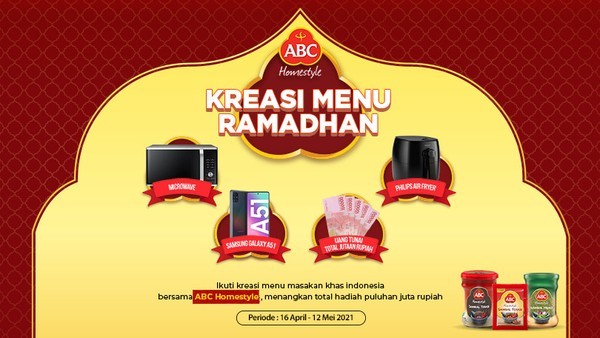 Lomba Kreasi ABC Homestyle Hadiah Samsung A51, Microwave, dll