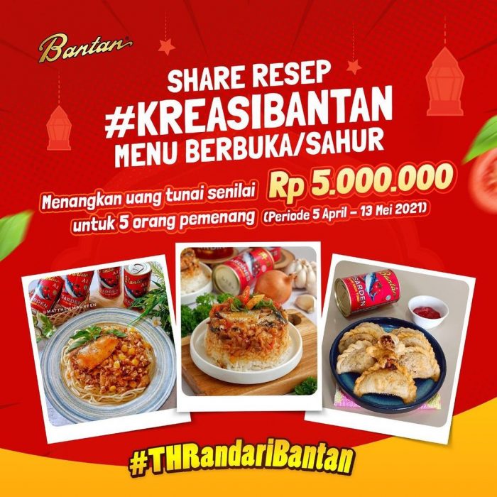 Lomba Resep Kreasi Bantan Berhadiah Uang Tunai Total Rp 5 JUTA