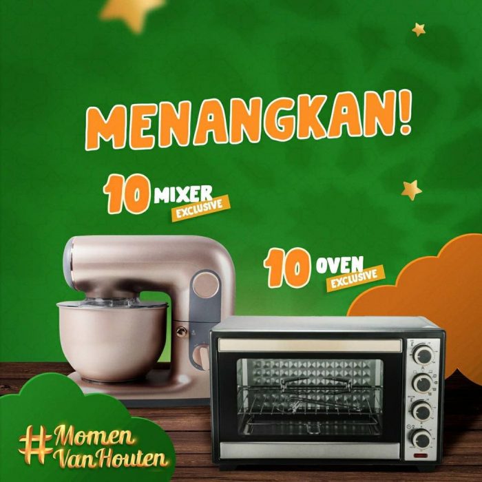 Lomba Resep Momen Van Houten Berhadiah Mixer & Oven