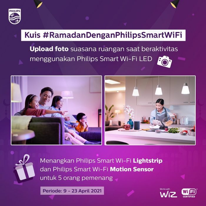 Lomba Foto Suasana Ruangan Berhadiah Philips Smart Wi-Fi LED