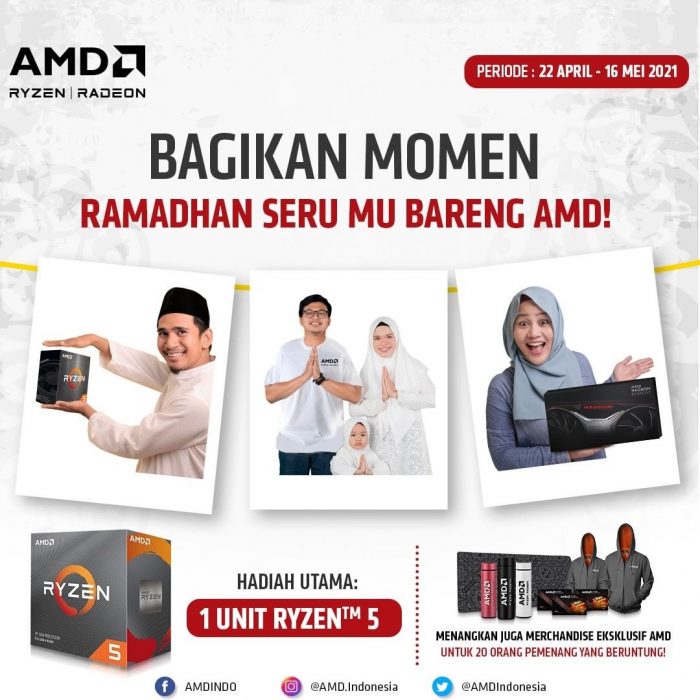 Lomba Ramadhan Seru Bareng AMD Hadiah Prosesor dan Merchandise