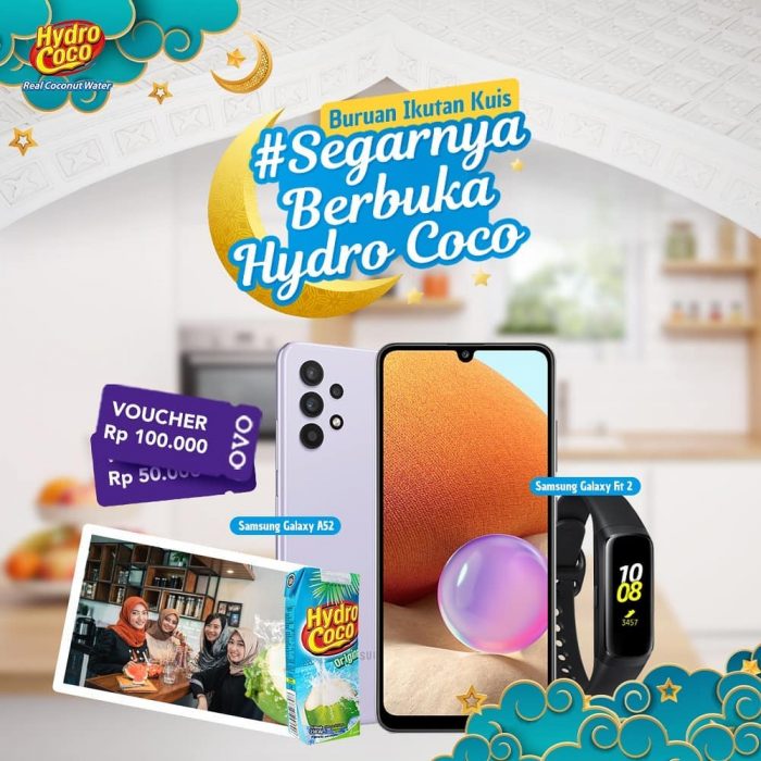 Lomba Segarnya Berbuka HydroCoco Hadiah HP, Smartwatch, dll