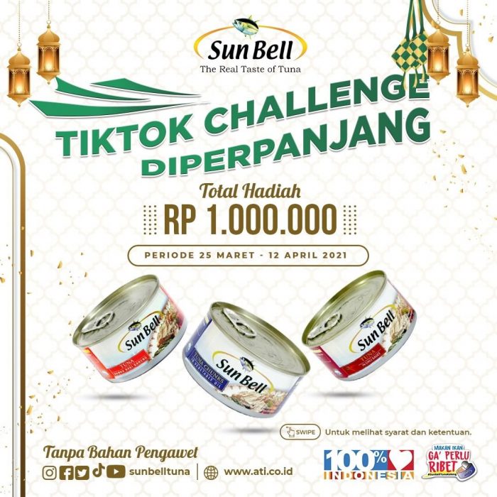 Lomba TikTok Yuk Makan Tuna Berhadiah Total Jutaan Rupiah