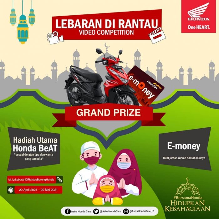 Kontes Video Lebaran di Rantau Berhadiah Motor dan E-money