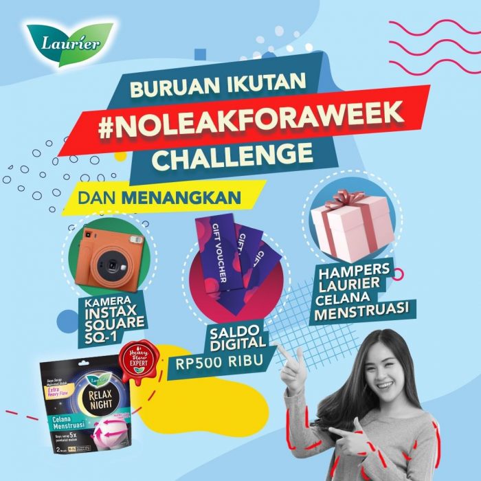 Lomba Video No Leak For A Week Hadiah Kamera Instax, Saldo, dll