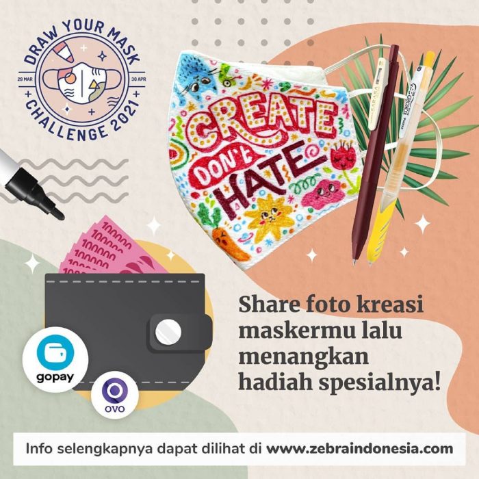 Lomba ZDY Mask Challenge 2021 Hadiah E-wallet Total Rp 2,5 JUTA