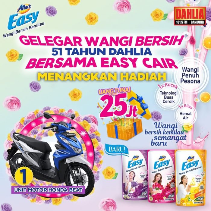 Promo Gelegar Wangi Bersih Berhadiah Motor dan Jutaan Rupiah