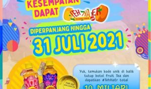Promo Tutup Botol Fruit Tea Sosro Hadiah THR Total 10 Milyar Rupiah