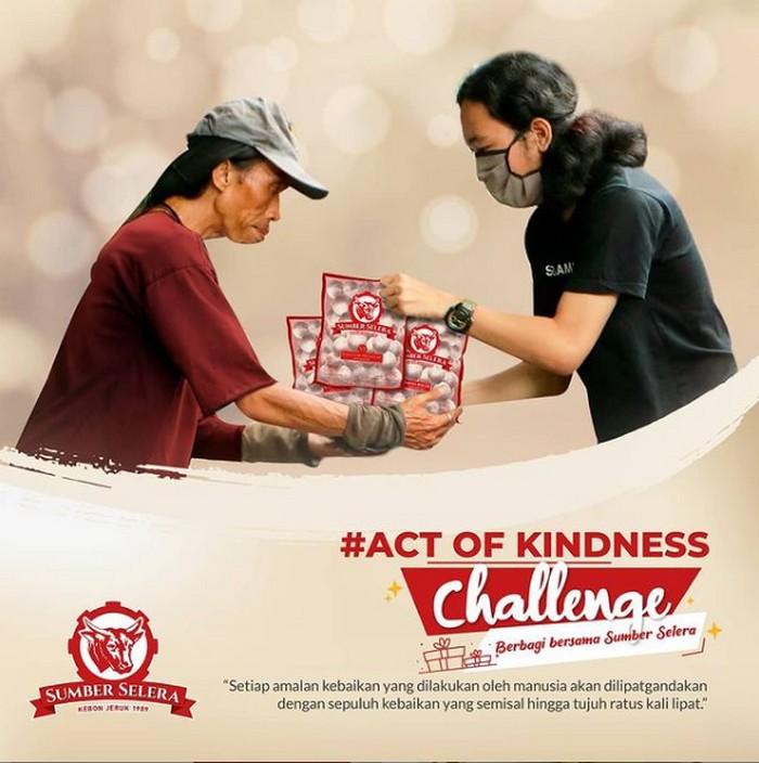 Sumber Selera Act Of Kindness Challenge Berhadiah Total 3 Juta 