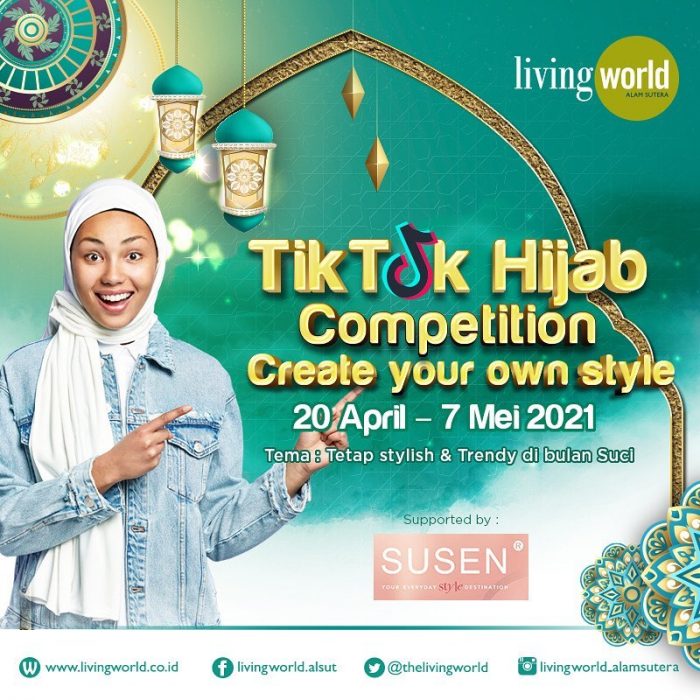 Tiktok Hijab Competition Berhadiah Voucher &amp; Produk Ratusan RIBU