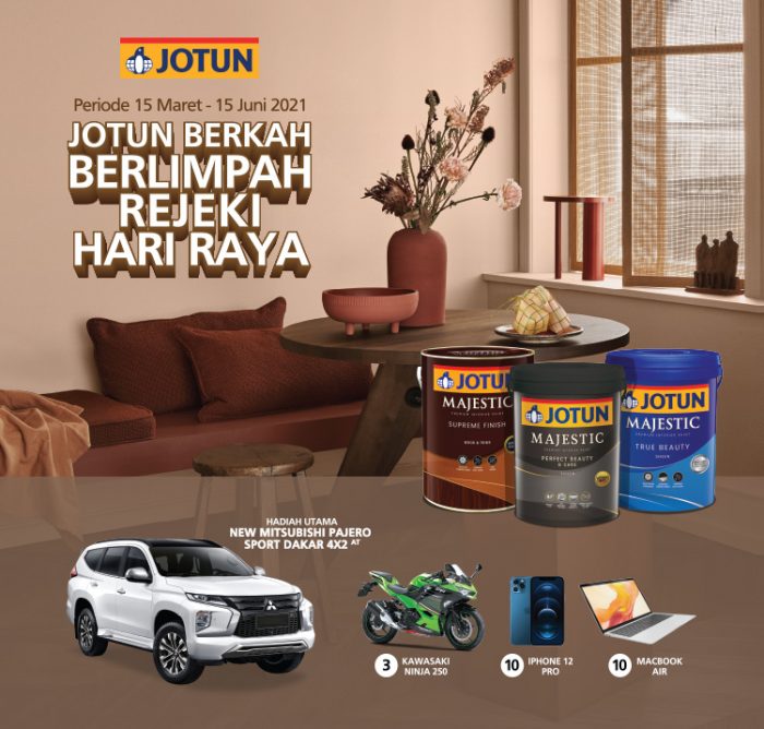 Undian Jotun Berkah Berlimpah Hadiah Mobil, Motor, iPhone 12, dll