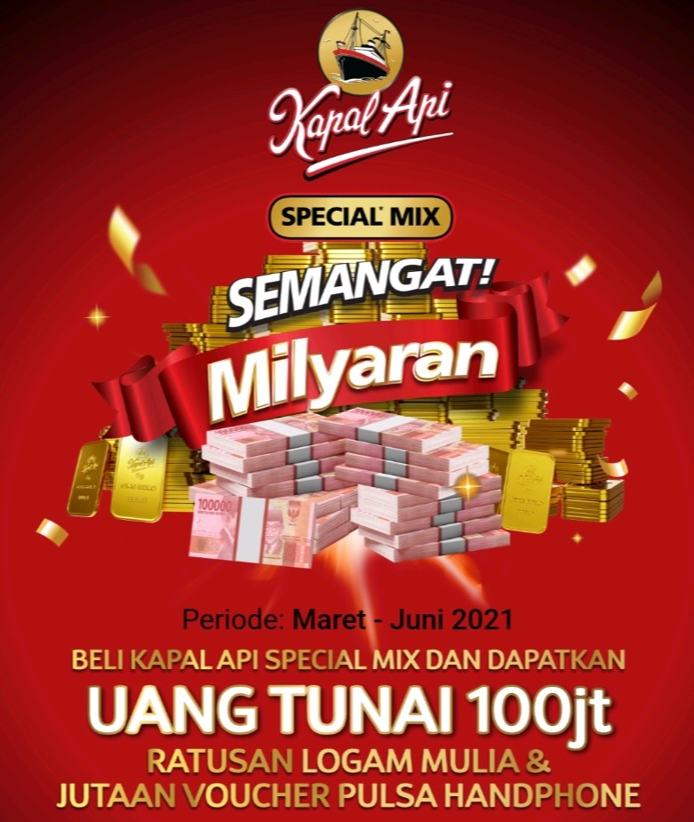 Undian Kapal Api Special Mix Berhadiah Milyaran Rupiah