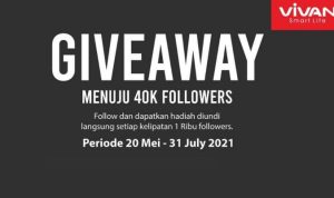 Giveaway Vivan Menuju 40K Berhadiah Headset, Earphone, Speaker, dll