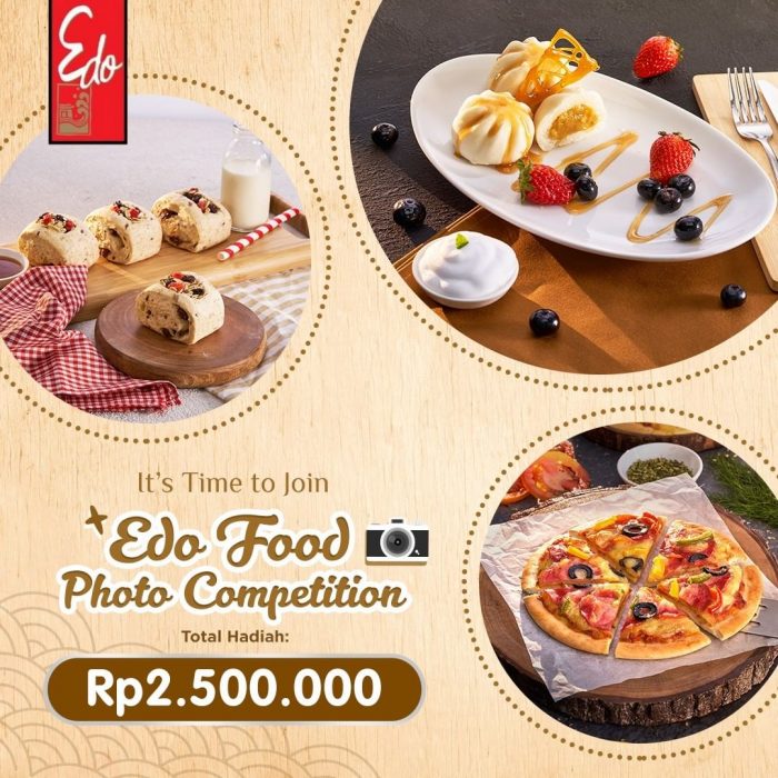 Edo Food Photo Competition Berhadiah Total 2,5 JUTA Rupiah