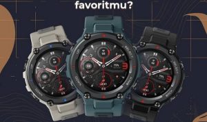 Giveaway Fitur Favoritmu Hadiahnya Smartwatch Amazfit T-Rex Pro