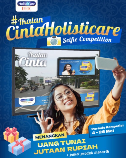 Ikatan Cinta Holisticare Selfie Competition Menangkan Uang Jutaan Rupiah