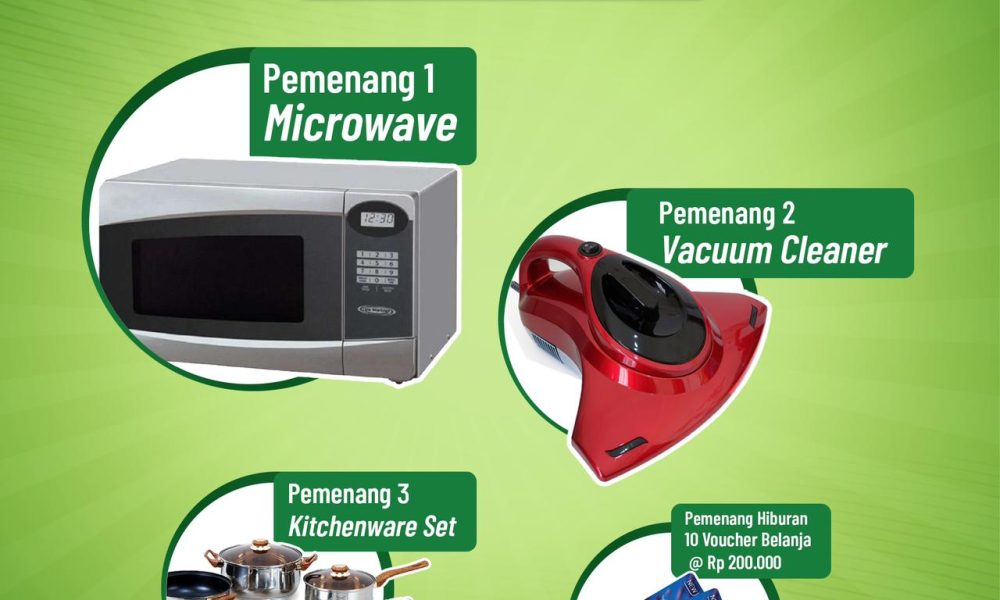 Ikuti Anti Pegal Pegal Club Berhadiah Microwave, Vacuum Cleaner, dll