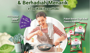 Kontes Masak Topi Koki Menangkan Spatula Set, OVO & Produk Beras