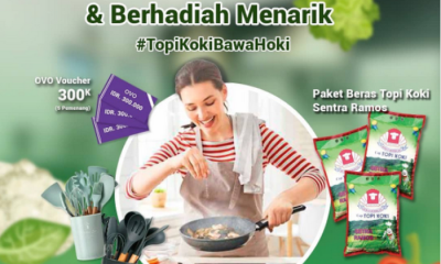Kontes Masak Topi Koki Menangkan Spatula Set, OVO & Produk Beras