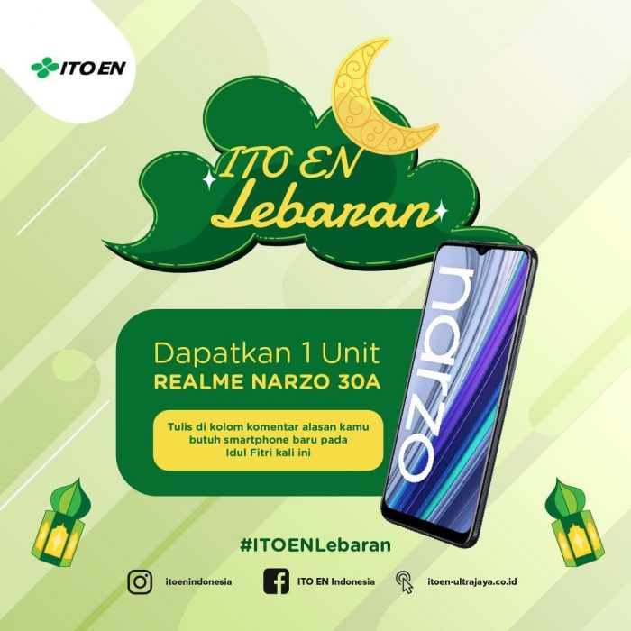 Giveaway Ito EN Lebaran Hadiahnya Realme Narzo 30A