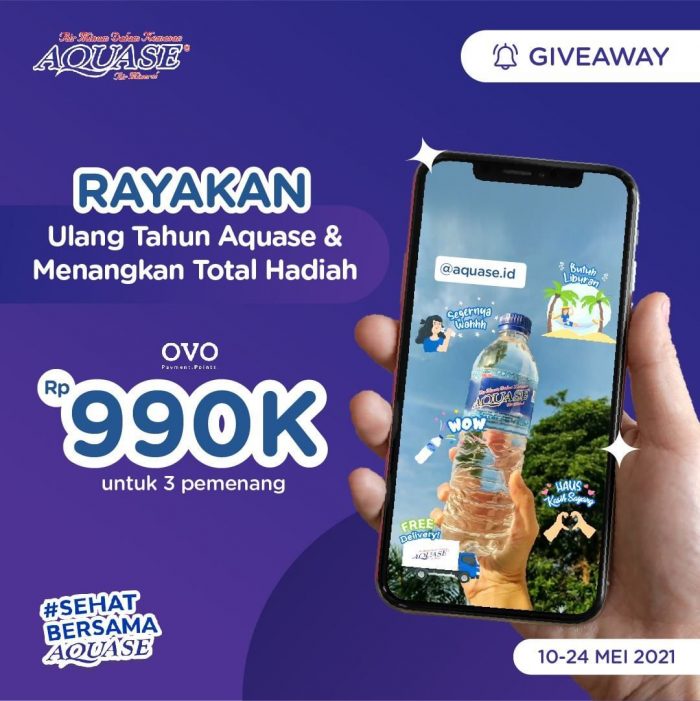 Lomba Foto 33 Tahun Aquase Berhadiah OVO 990.000